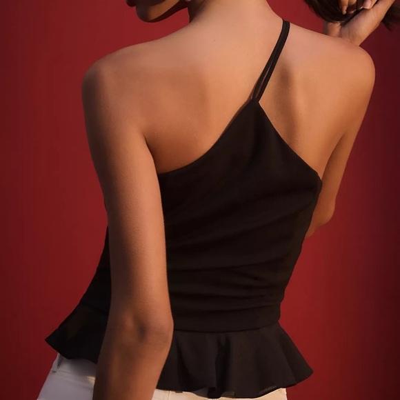 Anthropologie Sunday in Brooklyn Asymmetrical Halter Ruffle Top - Picture 3 of 7